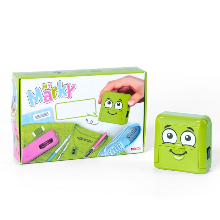 Ruhabélyegző egyedi felirattal, grafikával