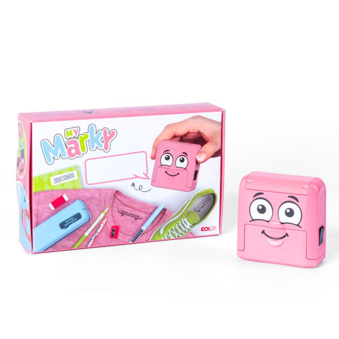 Ruhabélyegző, egyedi szöveggel, grafikával